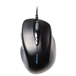 Acco Pro Fit Wired Full-Size Mouse, USB 2.0, Right Hand Use, Black