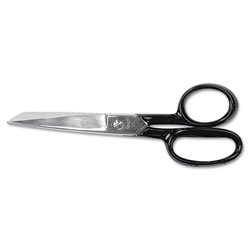 Clauss® Hot Forged Carbon Steel Shears, 7 in Long, 3.13 in Cut Length, Black Straight Handle