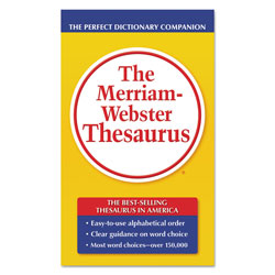 Advantus The Merriam-Webster Thesaurus, Dictionary Companion, Paperback, 800 Pages