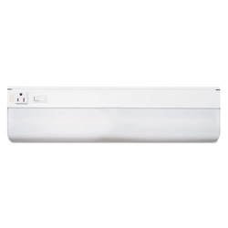 Advantus Under-Cabinet Fluorescent Fixture, Steel, 18.25 inw x 4 ind x 1.63 inh, White