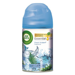 Air Wick Freshmatic Ultra Automatic Spray Refill, Fresh Waters, Aerosol 5.89 oz, 6/Carton