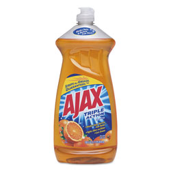 Ajax Dish Detergent, Liquid, Orange Scent, 28 oz Bottle, 9/Carton
