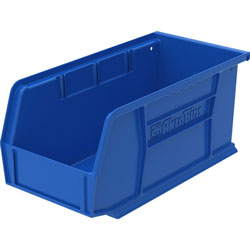 Akro-Mills Akrobin, Unbreakable/Waterproof, 10 7/8"x5 1/2"x5", Blue