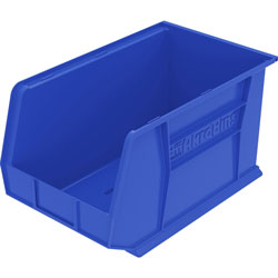 Akro-Mills Akrobin, Unbreakable/Waterproof, 8 1/4"x18"x9", Blue