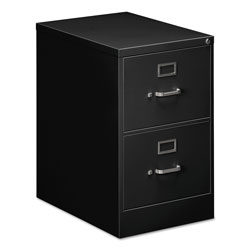 Alera Two-Drawer Economy Vertical File, 2 Legal-Size File Drawers, Black, 18.25 in x 25 in x 29 in