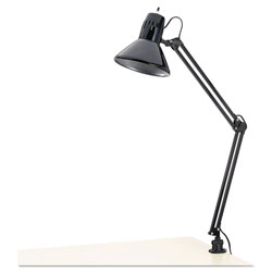 Alera Architect Lamp, Adjustable, Clamp-on, 6.75 inw x 20 ind x 28 inh, Black