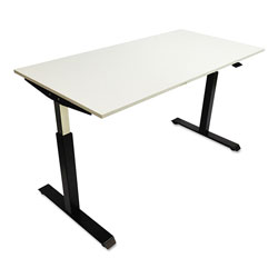 Alera AdaptivErgo Pneumatic Height-Adjustable Table Base, 26.18" to 39.57", Black (ALEHTPN1B)