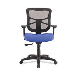 Alera Alera Elusion Series Mesh Mid-Back Swivel/Tilt Chair, Supports Up to 275 lb, 17.9 in to 21.8 in Seat Height, Navy Seat
