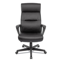 Alera Alera Oxnam Series High-Back Task Chair, Supports Up to 275 lbs, 17.56 in to 21.38 in Seat Height, Black Seat/Back, Black Base