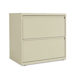 Alera Lateral File, 2 Legal/Letter-Size File Drawers, Putty, 30 in x 18 in x 28 in