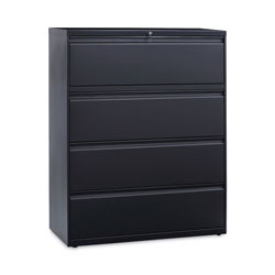 Alera Lateral File, 4 Legal/Letter/A4/A5-Size File Drawers, Charcoal, 42 in x 18 in x 52.5 in