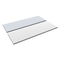 Alera Reversible Laminate Table Top, Rectangular, 71 1/2w x 23 5/8d, White/Gray