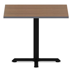 Alera Reversible Laminate Table Top, Square, 35 3/8w x 35 3/8d, Espresso/Walnut