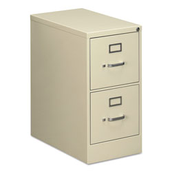 Alera Two-Drawer Economy Vertical File, 2 Letter-Size File Drawers, Putty, 15 in x 25 in x 29 in