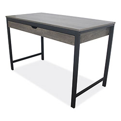 Alera Workspace by Alera Modern Writing Desk, 47.24 in x 23.62 in x 29.92 in, Gray