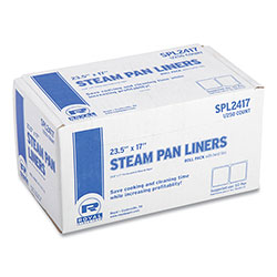 Amercare Steam Pan Liners With Twist Ties, For 1/2 Pan Sized Steam Pans, 0.02 mil, 17 in x 23.5 in, 250/Carton