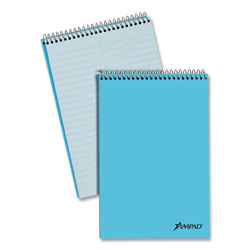 Ampad Steno Pads, Gregg Rule, Blue Cover, 80 Green-Tint 6 x 9 Sheets
