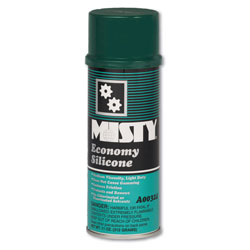 Misty Economy Silicone Spray Lubricant, Aerosol Can, 11oz, 12/Carton