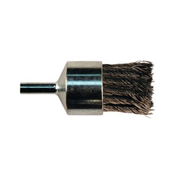 Anchor Knot Wire End Brush, Carbon Steel, 3/4 in x 0.20 in, Stem Mounted
