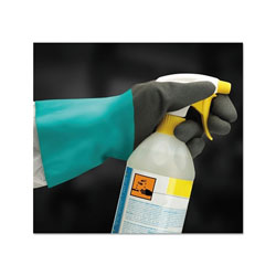 Ansell AlphaTec® 58-530B/58-535B Gloves, 10, Grey/Teal, 12 in Cuff,58-530B