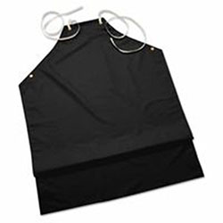 Ansell CPP Supported Aprons, 35 in x 45 in, Black