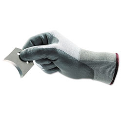Ansell HyFlex 11-644 Light Cut Protection Gloves, Size 11, Gray/White