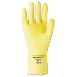 Ansell Technicians Gloves, Natural Latex/Neoprene Blend, Natural, 7