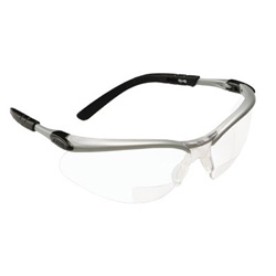 AO Safety Safety Glasses, Clear Lens, 2.0 Diopters