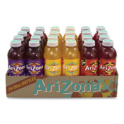 Arizona Juice Variety Pack, Fruit Punch/Mucho Mango/Watermelon, 20 oz Can, 24/Pack