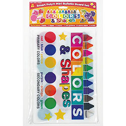 Ashley Colors & Shapes Bulletin Board Set - Theme/Subject: Fun - Skill Learning: Color, Shape - 100 / Carton