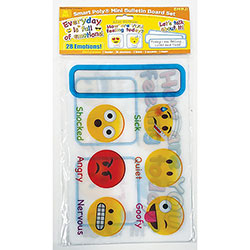 Ashley Smart Poly Emoji Emotions Mini Set - Skill Learning: Interactive Learning, Emotion, Educational - 35 Pieces - 1 Each