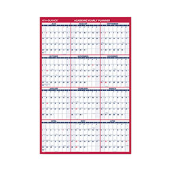 At-A-Glance Academic Erasable Reversible Extra Large Wall Calendar, 48 x 32, White/Blue/Red, 12 Month (July to June): 2023 to 2024