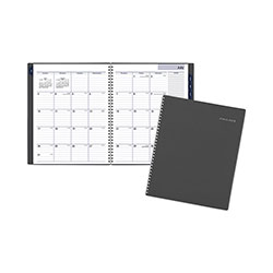 At-A-Glance DayMinder Academic Monthly Desktop Planner, Twin-Wire Binding, 11 x 8.5, Charcoal Cover, 12-Month (July to June): 2023-2024