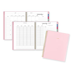 At-A-Glance Harmony Weekly/Monthly Poly Planner, 11 x 9.38, Pink Cover, 13-Month (Jan to Jan): 2024 to 2025