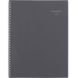 At-A-Glance Monthly Planner, Large, Julian Dates, Monthly, 1 Year, January 2024 till December 2024, 1 Month Double Page Layout