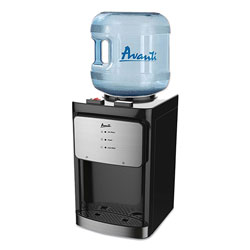 Avanti Products Counter Top Thermoelectric Hot and Cold Water Dispenser, 3 to 5 gal, 12 x 13 x 20, Black
