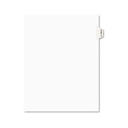 Avery Avery-Style Preprinted Legal Side Tab Divider, Exhibit B, Letter, White, 25/Pack
