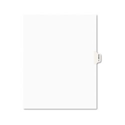 Avery Avery-Style Preprinted Legal Side Tab Divider, Exhibit E, Letter, White, 25/Pack