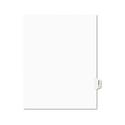 Avery Avery-Style Preprinted Legal Side Tab Divider, Exhibit H, Letter, White, 25/Pack