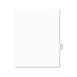 Avery Avery-Style Preprinted Legal Side Tab Divider, Exhibit Q, Letter, White, 25/Pack
