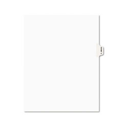 Avery Avery-Style Preprinted Legal Side Tab Divider, Exhibit X, Letter, White, 25/Pack