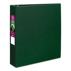 Avery Durable Non-View Binder with DuraHinge and Slant Rings, 3 Rings, 2 in Capacity, 11 x 8.5, Green