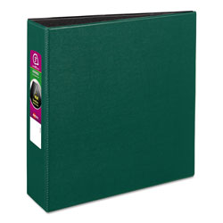 Avery Durable Non-View Binder with DuraHinge and Slant Rings, 3 Rings, 3" Capacity, 11 x 8.5, Green (AVE27653)