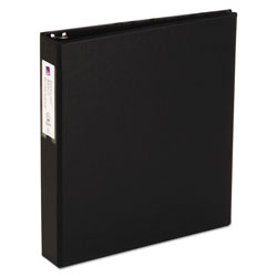 Avery Economy Non-View Binder with Round Rings, 3 Rings, 1.5 in Capacity, 11 x 8.5, Black