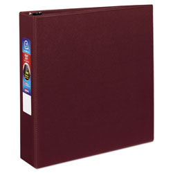 Avery Heavy-Duty Non-View Binder with DuraHinge and One Touch EZD Rings, 3 Rings, 2 in Capacity, 11 x 8.5, Maroon