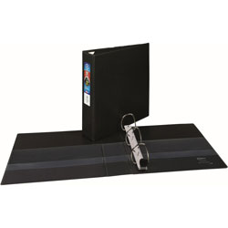 Avery Heavy-Duty Non-View Binder with DuraHinge and One Touch EZD Rings, 3 Rings, 2 in Capacity, 11 x 8.5, Black