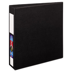 Avery Heavy-Duty Non-View Binder with DuraHinge and One Touch EZD Rings, 3 Rings, 2" Capacity, 11 x 8.5, Black (AVE79992)