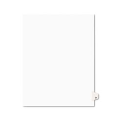Avery Preprinted Legal Exhibit Side Tab Index Dividers, Avery Style, 10-Tab, 24, 11 x 8.5, White, 25/Pack