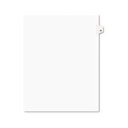 Avery Preprinted Legal Exhibit Side Tab Index Dividers, Avery Style, 10-Tab, 28, 11 x 8.5, White, 25/Pack