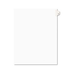 Avery Preprinted Legal Exhibit Side Tab Index Dividers, Avery Style, 10-Tab, 51, 11 x 8.5, White, 25/Pack